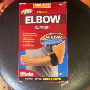 Mueller Sport Care Tennis Elbow Support   One size black